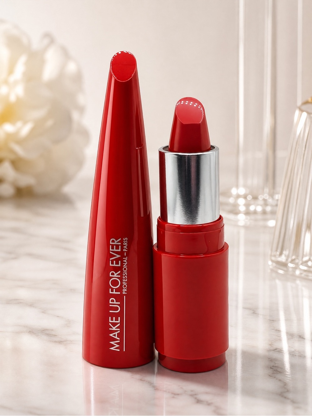 Make Up For Ever Rouge Artist Shine On 234 Electric Pomegranate Lipstick New
